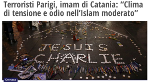 Imam Catania Charlie Hebdo